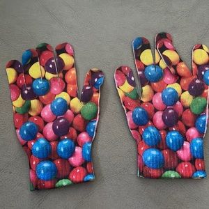 Girls/Women snow glows winter gloves multi colored